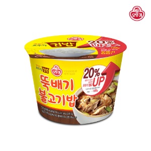 오뚜기 컵밥 뚝배기불고기밥 320g/증량 x 12개 (1박스)