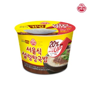 오뚜기 컵밥 서울식설렁탕국밥 311g/증량 x 12개 (1BOX)